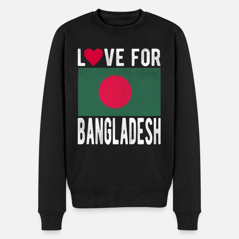 Bangladesh Souvenir - Pull Premium bio Homme - noir