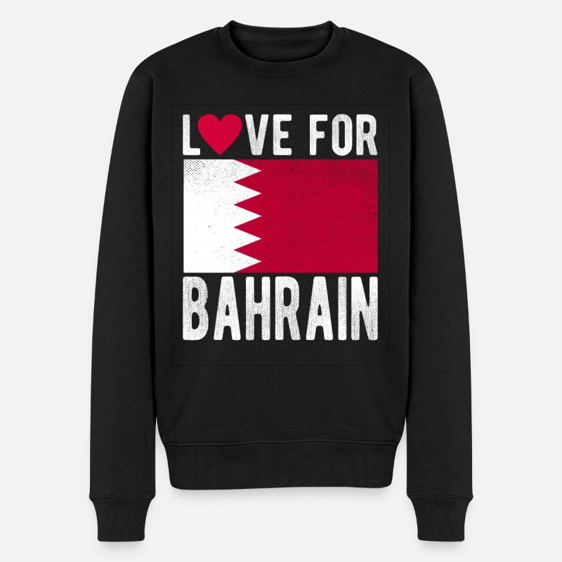 Souvenir de Bahreïn - Pull Premium bio Homme - noir