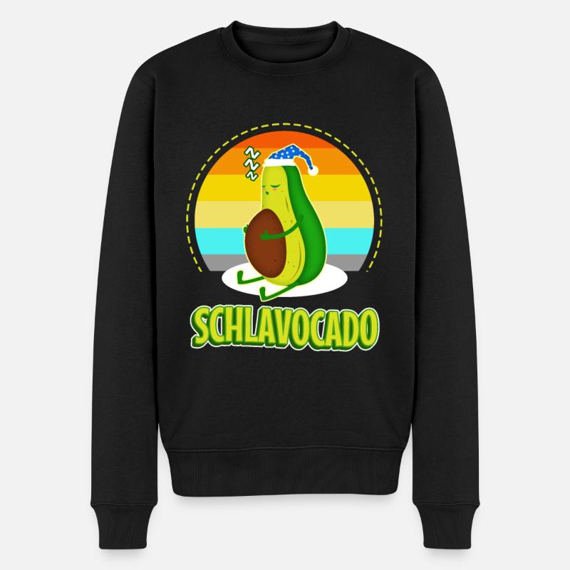 Schlavocado - Pull Premium bio Homme - noir