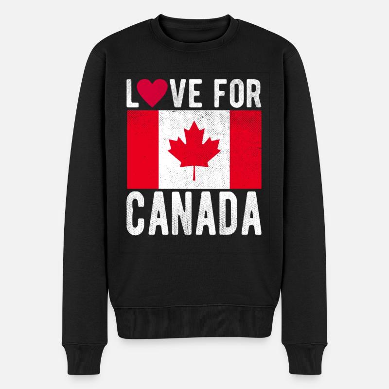 Canada Souvenir - Pull Premium bio Homme - noir