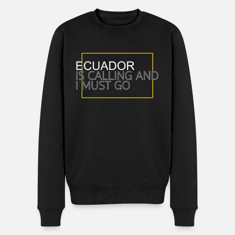 Citation de l’Équateur - Pull Premium bio Homme - noir