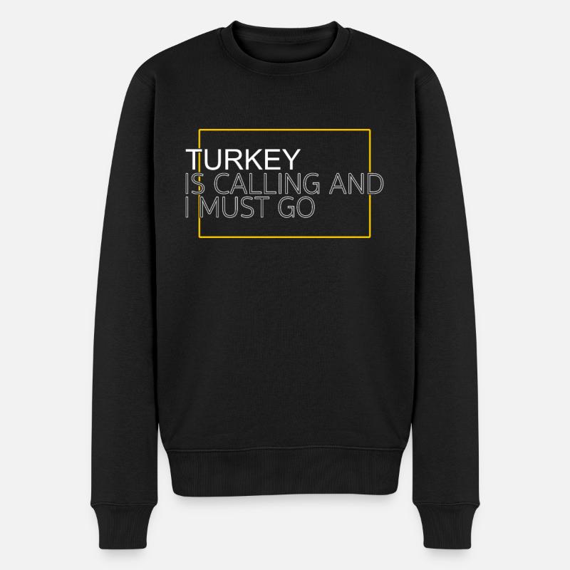 Décision Turquie - Pull Premium bio Homme - noir