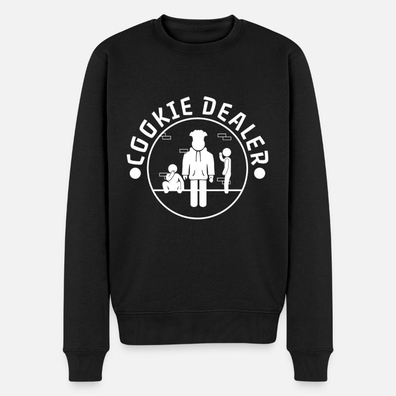 Revendeur de cookies - Pull Premium bio Homme - noir