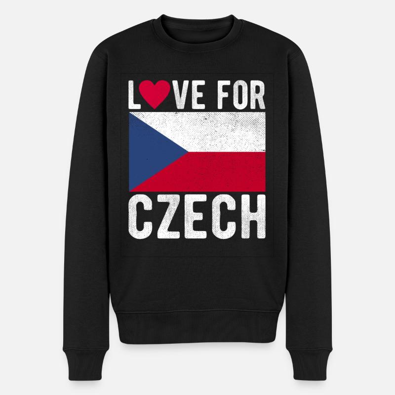 Souvenir tchèque - Pull Premium bio Homme - noir