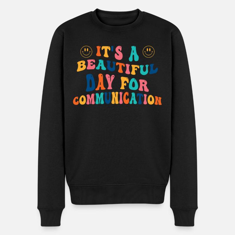 Sciences de la communication - Pull Premium bio Homme - noir