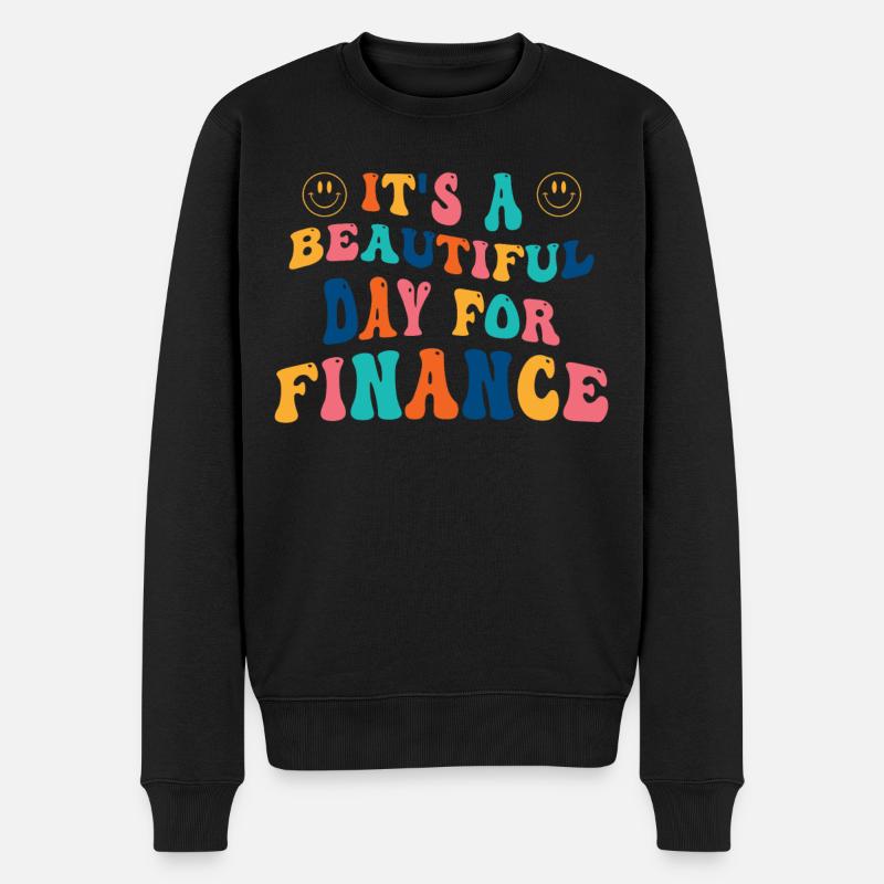 Finance Degree Program - Men's Premium Organic Jumper - black