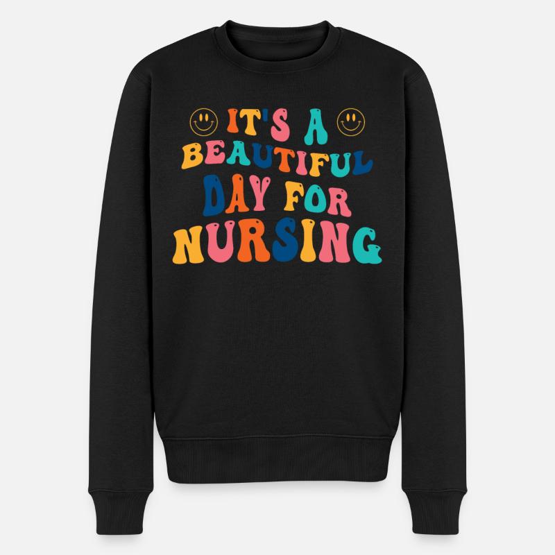 Don infirmier - Pull Premium bio Homme - noir