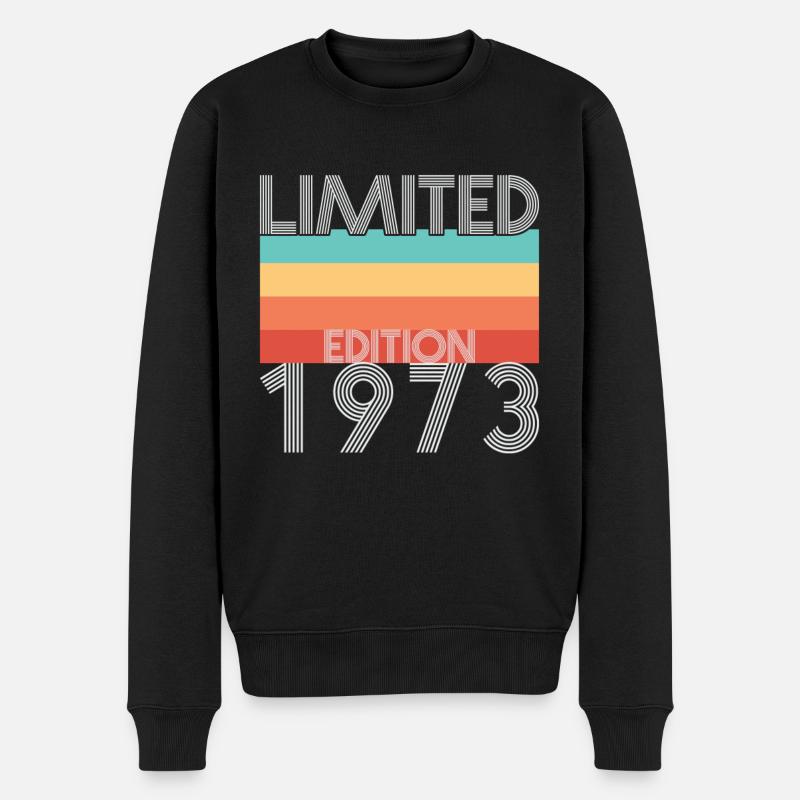 Edition Limitée Rétro 1973 - Pull Premium bio Homme - noir
