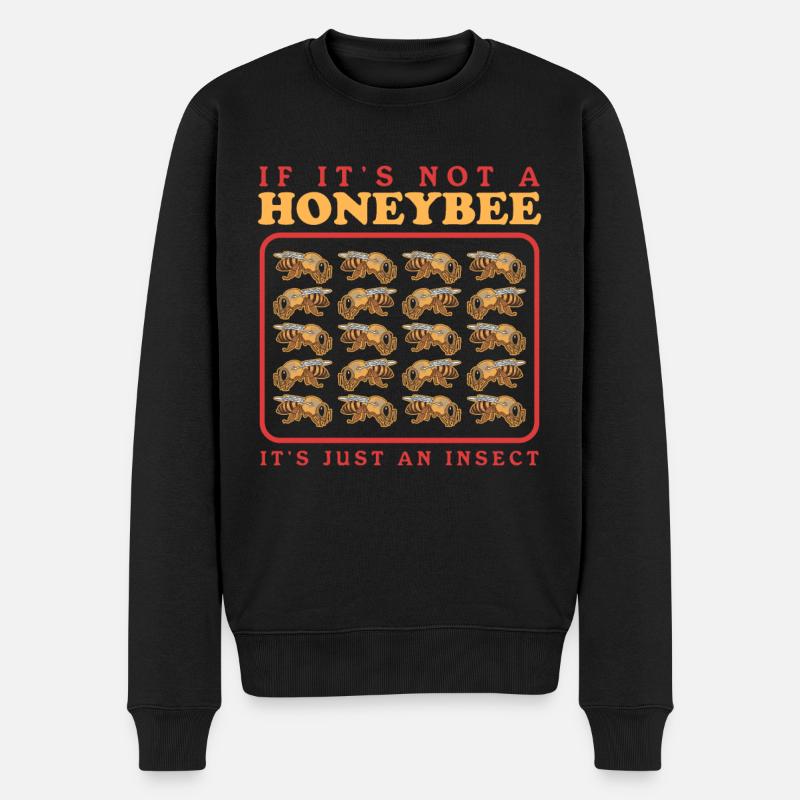 Imker Bienenzucht Bienenzüchter Bienen Geschenk - Männer Premium Bio Pullover - Schwarz