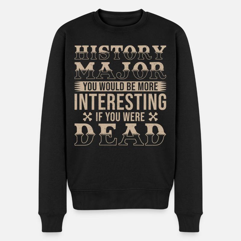 Histoire Graduation - Pull Premium bio Homme - noir