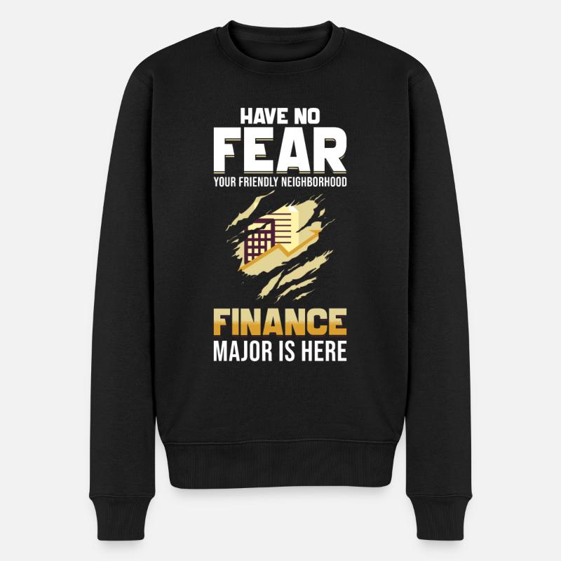 Diplôme en finances publiques - Pull Premium bio Homme - noir