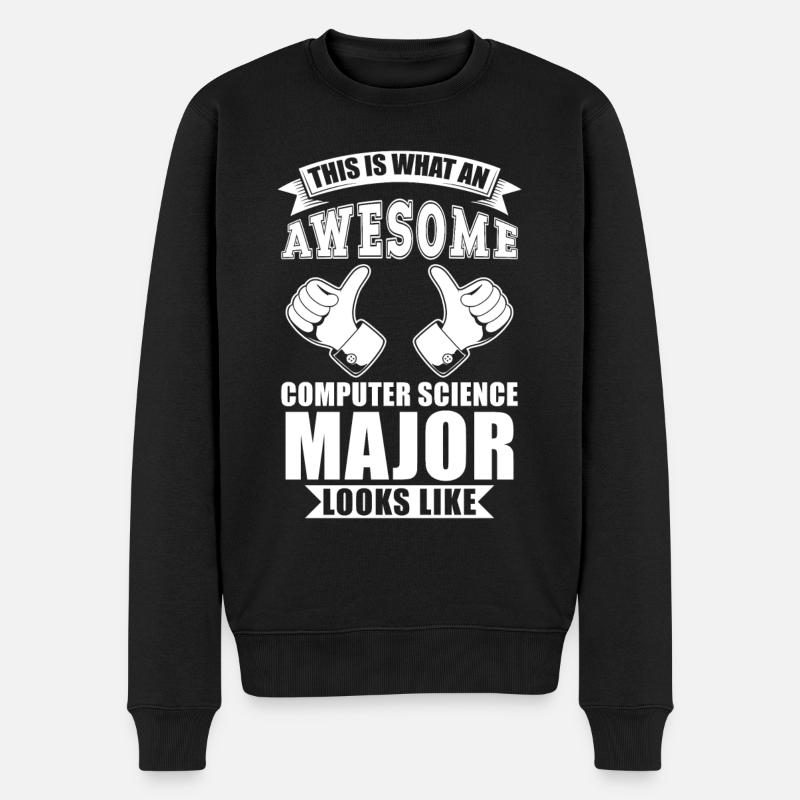 Diplôme en informatique - Pull Premium bio Homme - noir