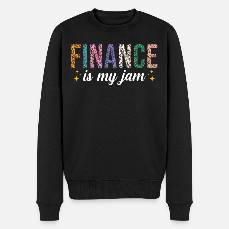 La finance est ma passion - Pull Premium bio Homme - noir