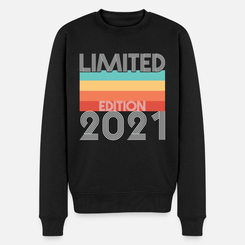 Édition Limitée Rétro 2021 - Pull Premium bio Homme - noir