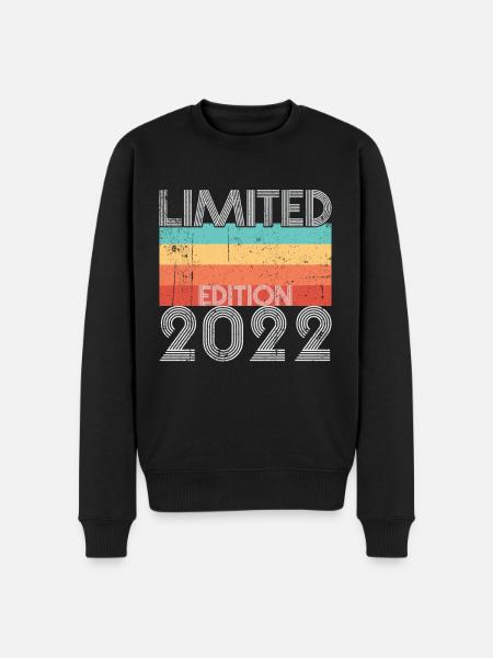 Limited Edition Retro 2022 - Men's Premium Organic Jumper - black