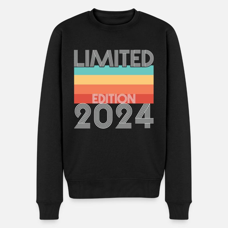 Édition Limitée Rétro 2024 - Pull Premium bio Homme - noir