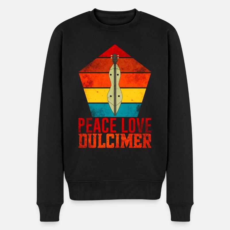 Dulcimer Instrument - Pull Premium bio Homme - noir