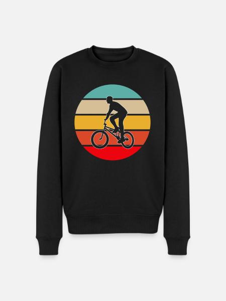 BMX retro - Men's Premium Organic Jumper - black