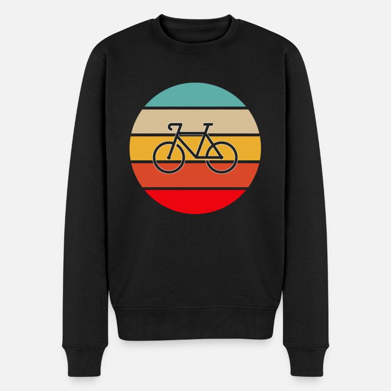 Vélo Rétro - Pull Premium bio Homme - noir