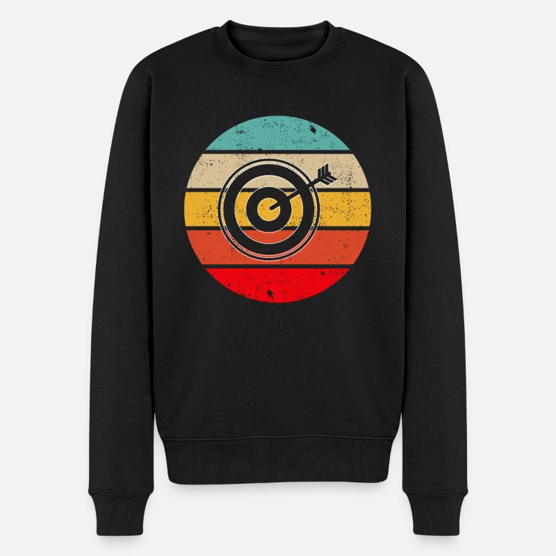 Dart Rétro - Pull Premium bio Homme - noir