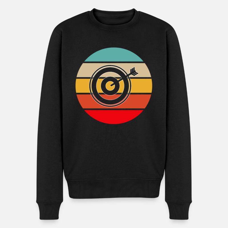 Fléchettes Rétro - Pull Premium bio Homme - noir