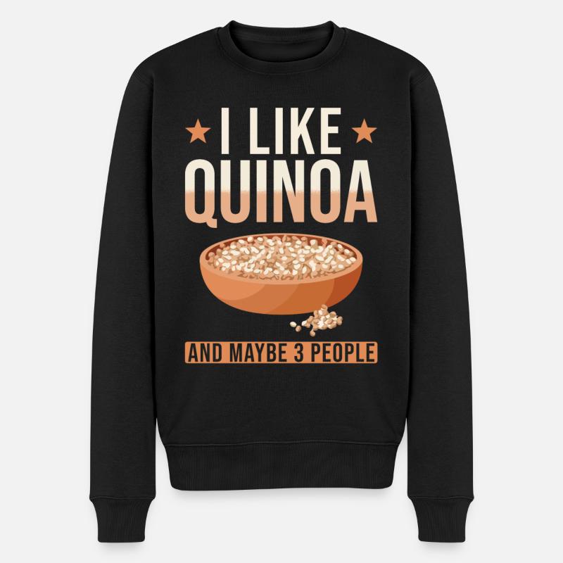 Dicton du quinoa - Pull Premium bio Homme - noir