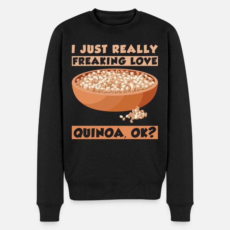 Dicton du quinoa - Pull Premium bio Homme - noir