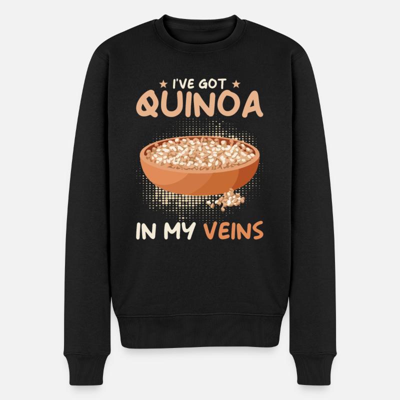 Dicton du quinoa - Pull Premium bio Homme - noir