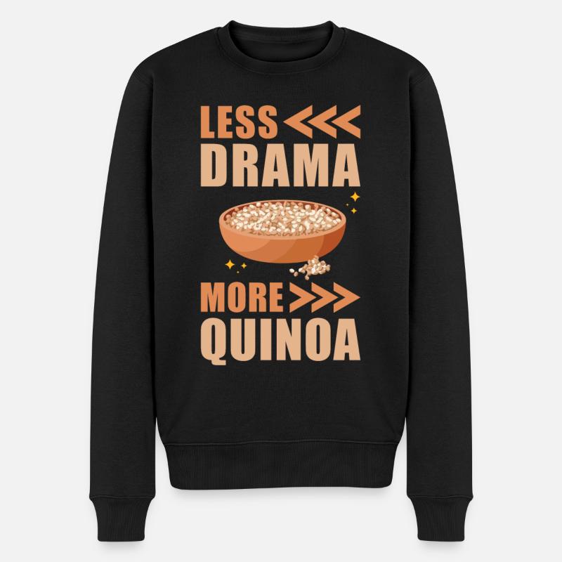 Dicton du quinoa - Pull Premium bio Homme - noir