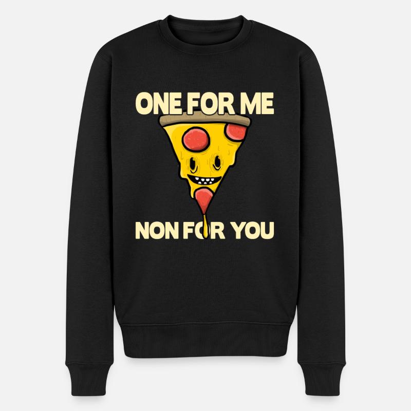 Amateurs de pizza - Pull Premium bio Homme - noir