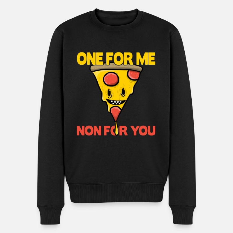 Amateurs de pizza - Pull Premium bio Homme - noir