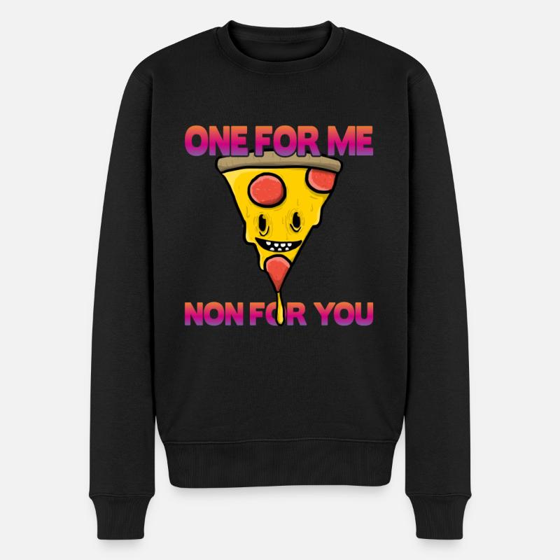 Amateurs de pizza - Pull Premium bio Homme - noir