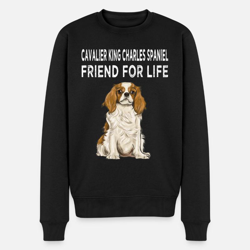 Cavalier King Charles Spaniel Friend For Life Dog - Pull Premium bio Homme - noir