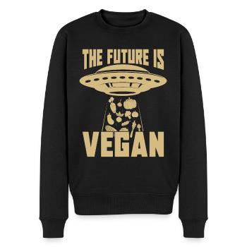Vegan Diet The Future Is Meatless Vegan Diet Lover - Men's Premium Organic Jumper - black - Front - Nico (187cm)