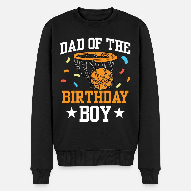 Papa du garçon d’anniversaire - Pull Premium bio Homme - noir