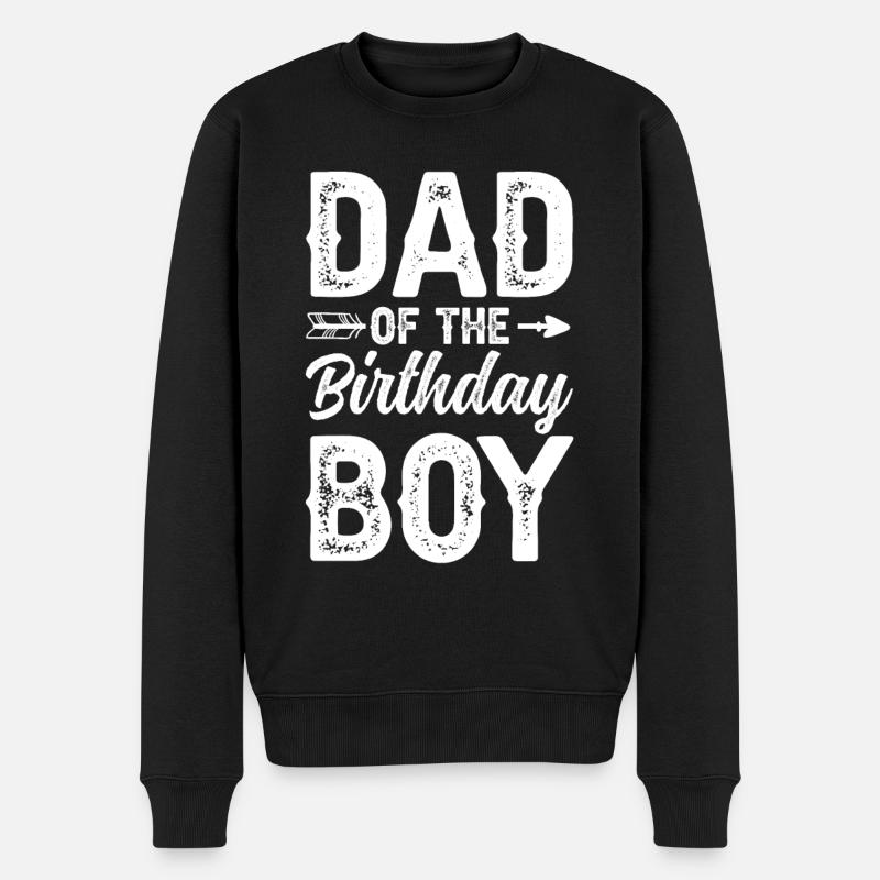 Papa du garçon d’anniversaire - Pull Premium bio Homme - noir