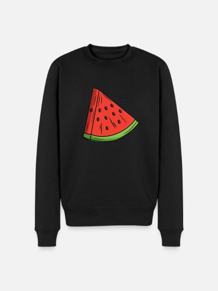 Melon Melon Disc - Men's Premium Organic Jumper - black
