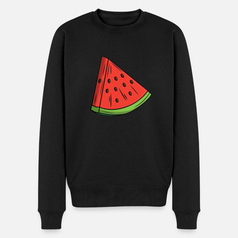 Melon Melon Disque - Pull Premium bio Homme - noir