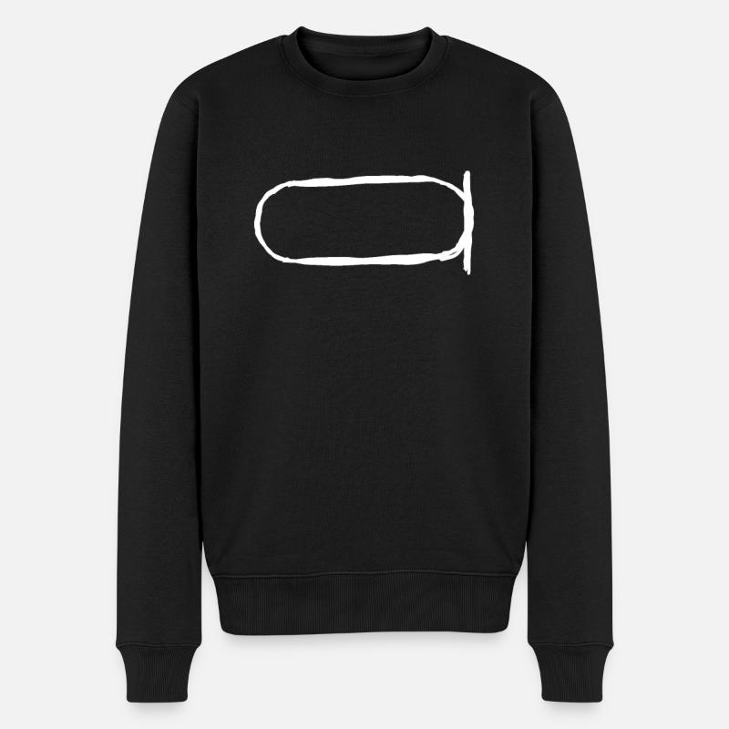 Egypte Symbole Ancien Shenu - Pull Premium bio Homme - noir