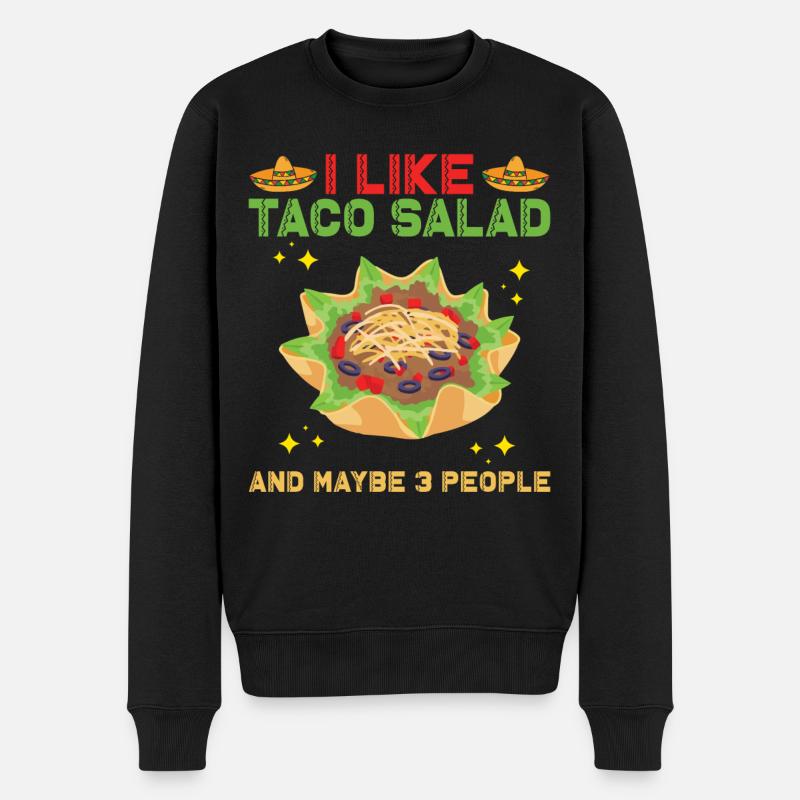 Salade de tacos - Pull Premium bio Homme - noir
