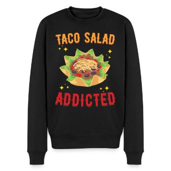 Salade de tacos - Pull Premium bio Homme - noir - Devant - Nico (187cm)