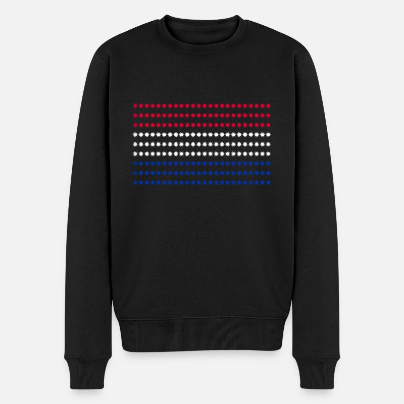 Drapeau des Pays-Bas - Pull Premium bio Homme - noir