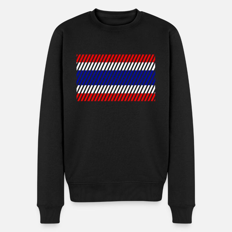 Drapeau de la Thaïlande - Pull Premium bio Homme - noir