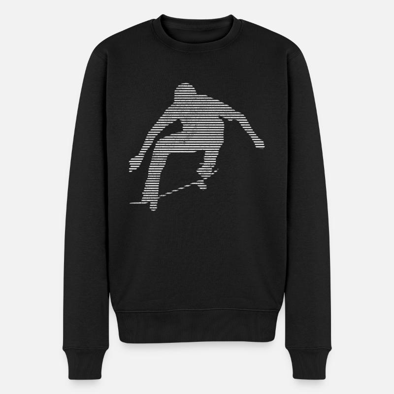 skate - Männer Premium Bio Pullover - Schwarz