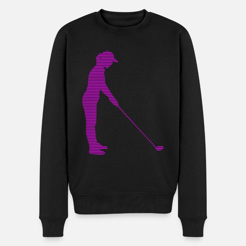 Fille de golf - Pull Premium bio Homme - noir