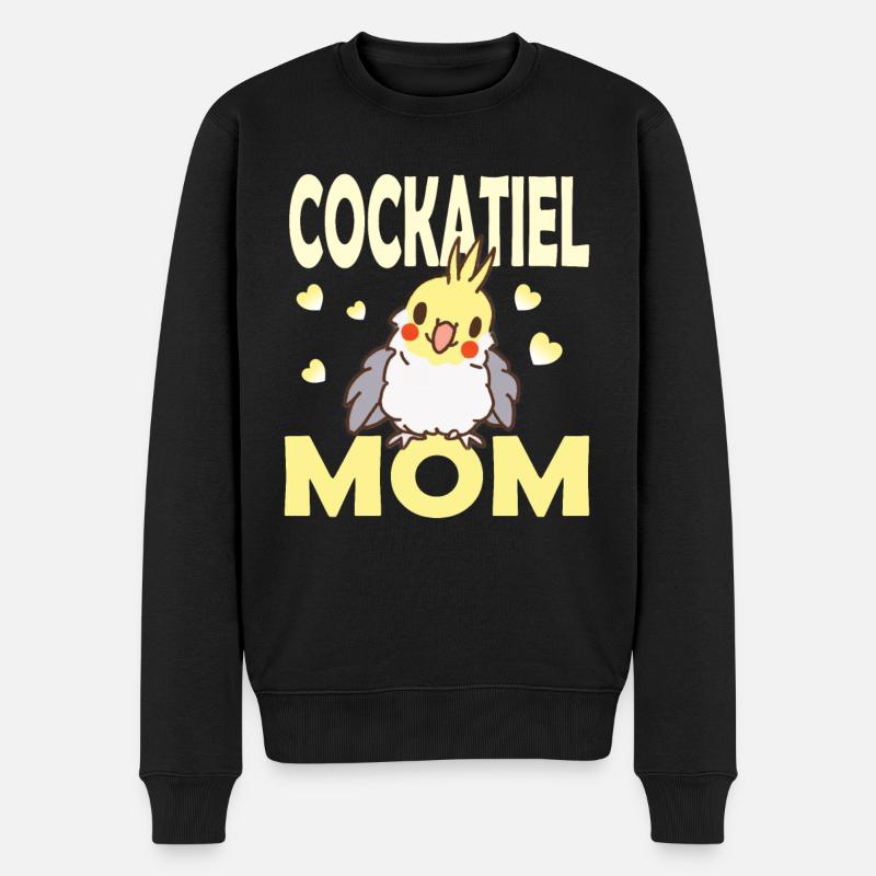 Cockatiel Mama - Pull Premium bio Homme - noir