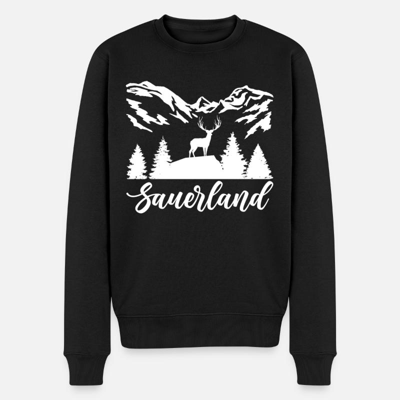 Sauerland - Pull Premium bio Homme - noir