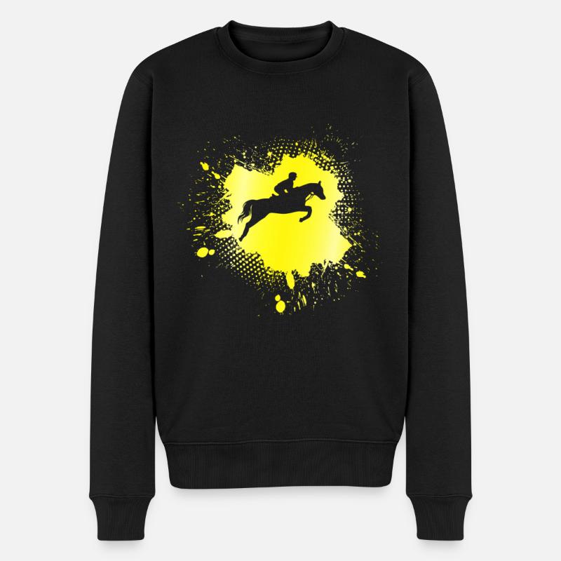 Cheval - Pull Premium bio Homme - noir
