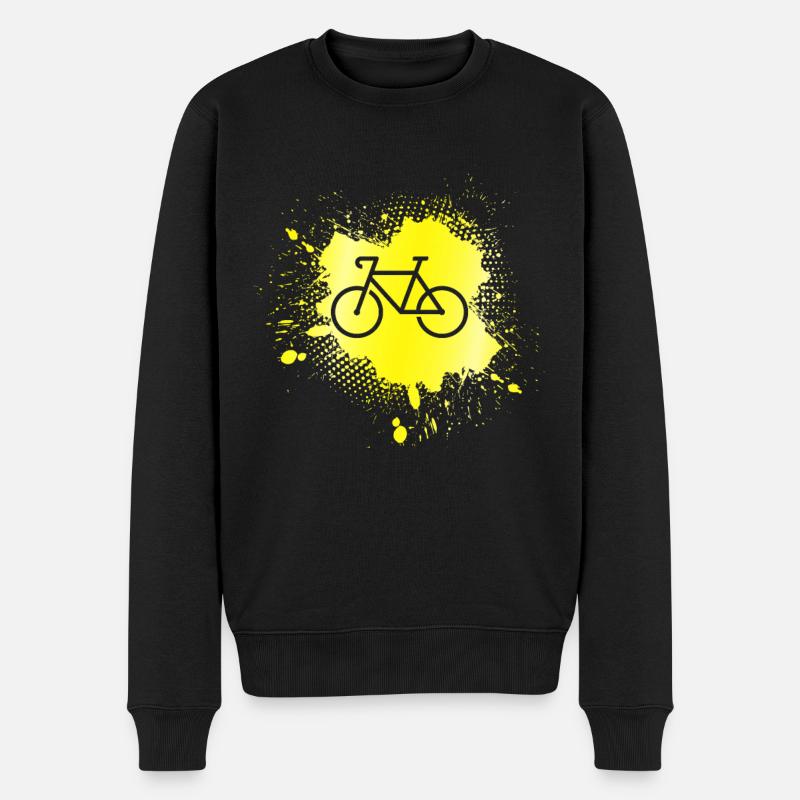 Bicyclette - Pull Premium bio Homme - noir