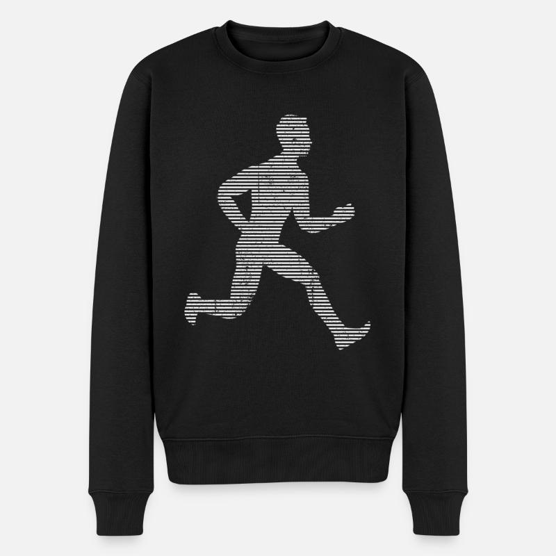Faire du jogging - Pull Premium bio Homme - noir